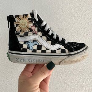 Vans x Skateistan Kids Sk8-Hi Zip sz: 11
